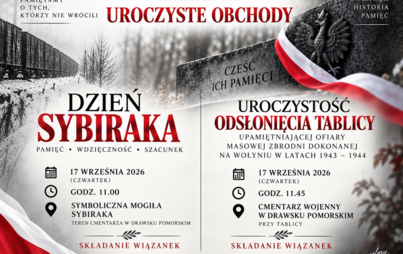 Zdjęcie do 17 września w Drawsku Pomorskim &ndash; wsp&oacute;lnie uczcimy pamięć